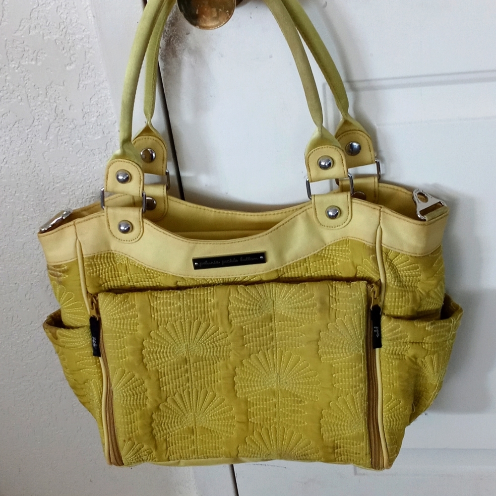 Lime green purse